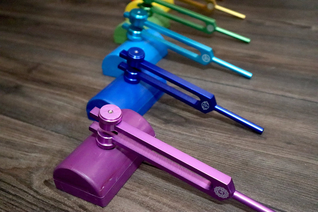 RV Medics, Professionally Tuned .25 9pc Solfeggio - Weighted Set Of All 9 Solfeggio Frequencies Best Tuning Forks For - Biofield