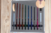 RV Medics' 8pc Crystal Tuning Fork Set - Notes CDEFGABC5, Crystal Vibration, Biofield, Sound Vibration