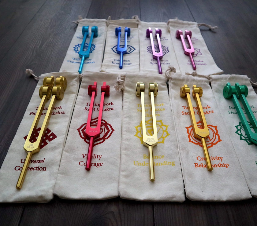 18pc Secret Solfeggio and Chakra - Professionally Tuned .25 - Activator, 18pc Holder - Black Walnut, Ambrosia Maple, White Oak