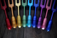 RV Medics, Professionally Tuned .25 9pc Solfeggio - Weighted Set Of All 9 Solfeggio Frequencies Best Tuning Forks For - Biofield