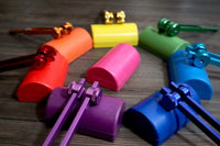 19pc Chakra and Planetary Tuning Fork - Professionally Tuned .25 - Weighted, Astrology, Chakras, Sound Vibration, Bio-field