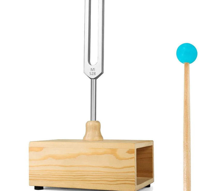528 Hz Tuning Fork with Resonance Box for Healing