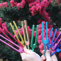 396 Hz, 417 Hz, 528 Hz, 639 Hz, 741 Hz, 852 Hz, 174 Hz, 285 Hz, 963 Hz Tuning Fork Set