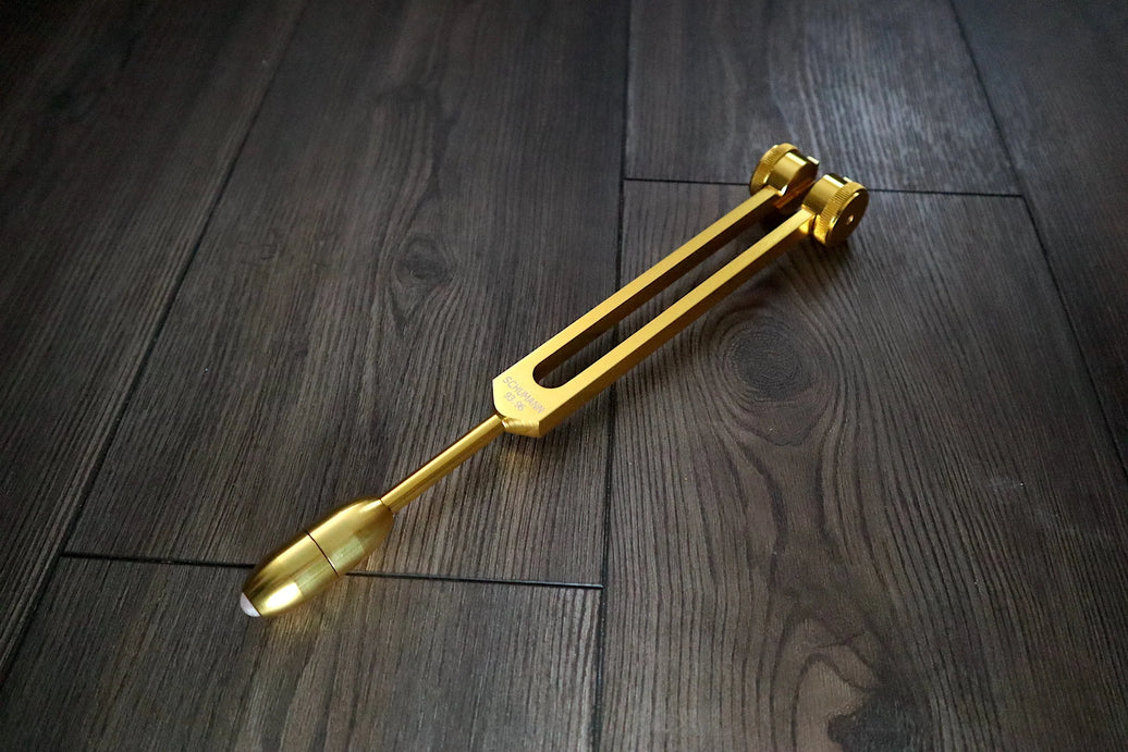 93.96hz Schumann with Attenuator Extender - Custom 10mm Crystal Attenuator Handle - Hematite, Black Onyx, Rose Quartz