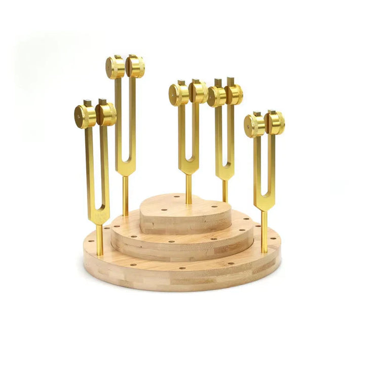 Tuning Fork Stand Holder - 26 holes - Heart Shape