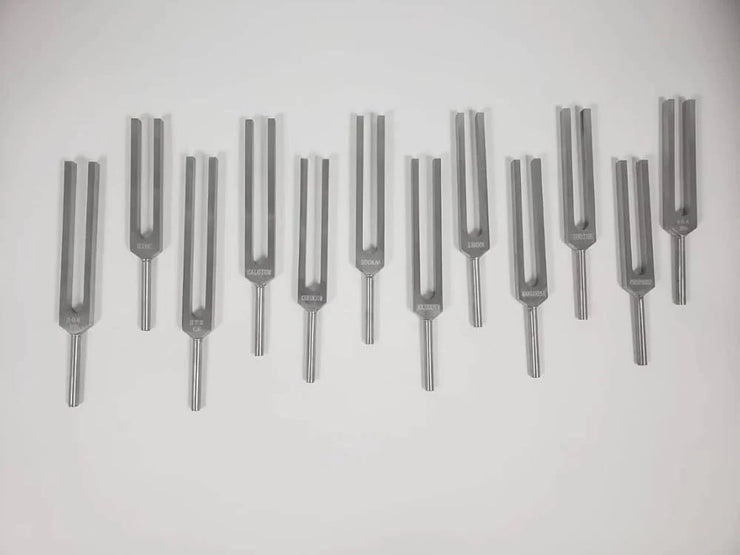 12 Mineral Nutrients Tuning Fork Set for Healing Therapy Save $140.00