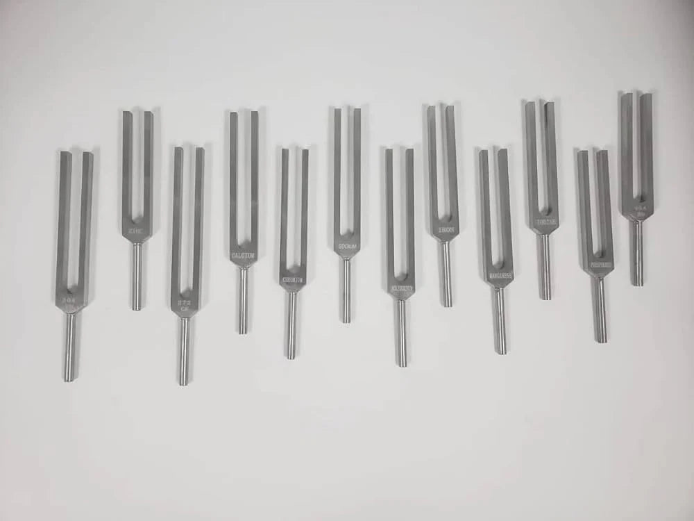 12 Mineral Nutrients Tuning Fork Set for Healing Therapy Save $140.00