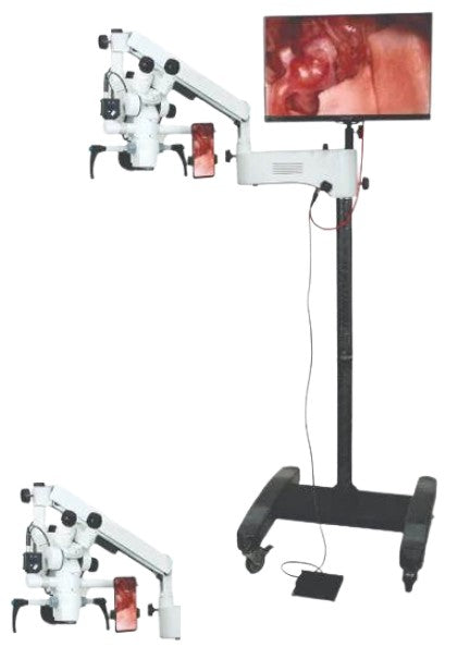 Derma Surgery Tiltable Head Microscope (5-Step) – Floor Stand Model