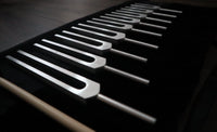 9pc Unweighted Set Of All 9 Solfeggio Frequencies - Silver, Bio-field, Sound Vibration