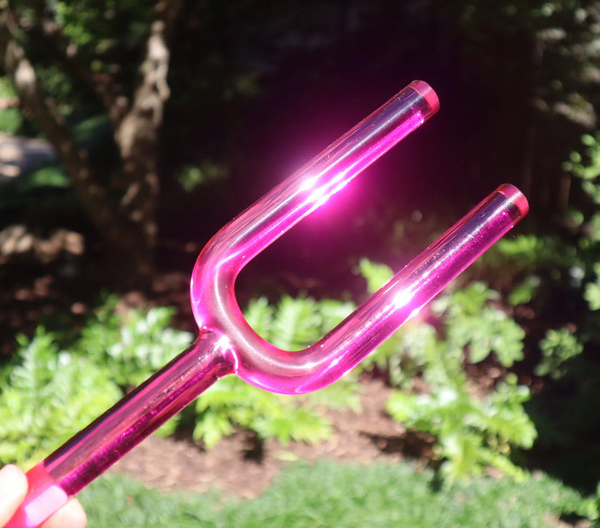 Crystal Chakra Tuning Forks - 20mm - Corresponds to the Chakras, Notes CDEFGABC5, Crystal Healing, Biofield Therapy, Sound Healing