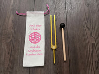 174 Hz Solfeggio Unweighted Tuning Fork For Vibration - Attenuator Extender - Massage, Acupressure, Sound Vibration