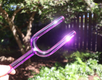 Crystal Chakra Tuning Forks - 20mm - Corresponds to the Chakras, Notes CDEFGABC5, Crystal Healing, Biofield Therapy, Sound Healing