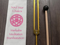 174 Hz Solfeggio Unweighted Tuning Fork For Vibration - Attenuator Extender - Massage, Acupressure, Sound Vibration