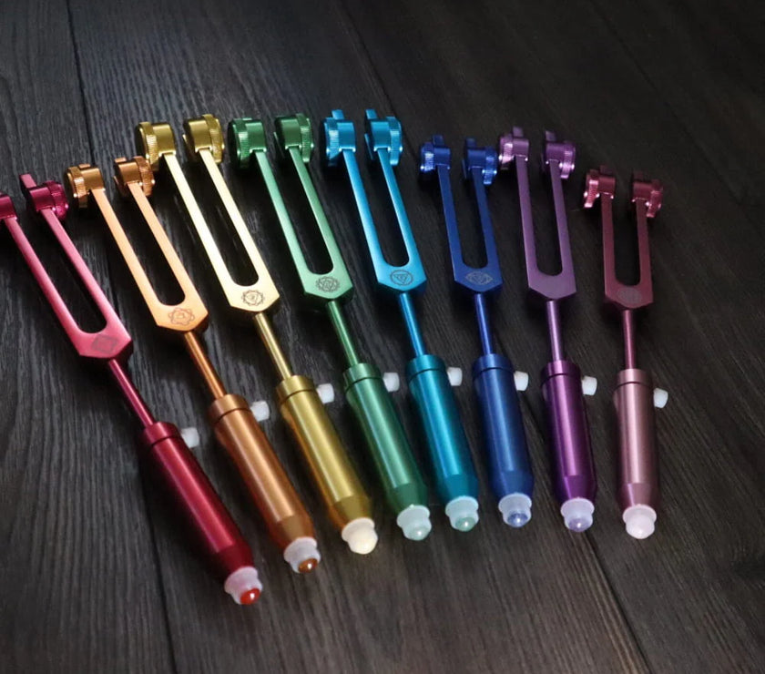 Gemstone Aromatherapy Tuning Forks Extensions