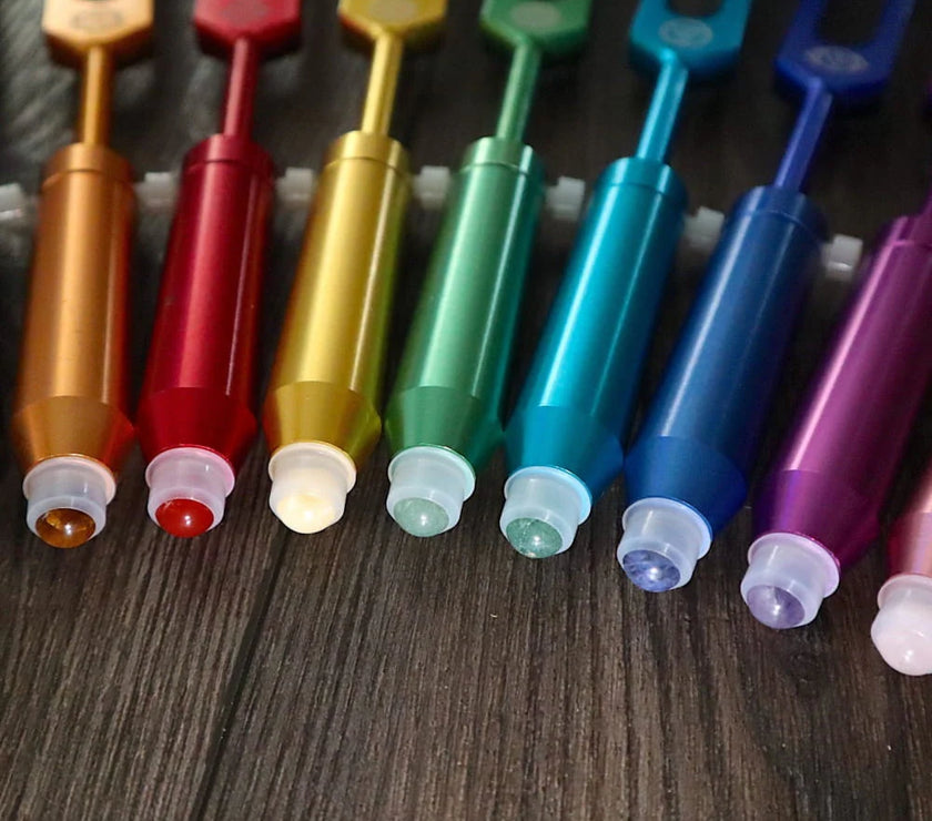 Gemstone Aromatherapy Tuning Forks Extensions