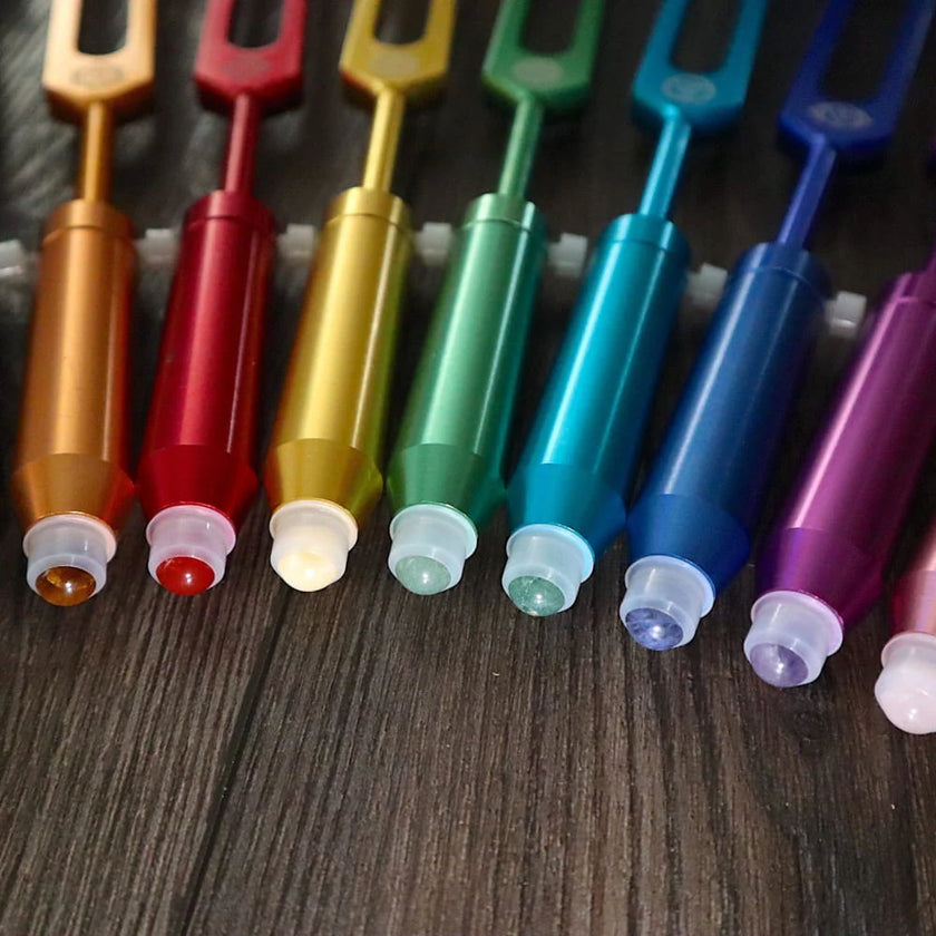 Gemstone Aromatherapy Tuning Forks Extensions