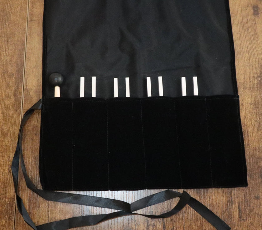 DNA Tuning Fork Set - Professionally Tuned .25 Hz, Bio-field, Sound Vibration, Unweighted 4pc Set, Velvet Carry Bag