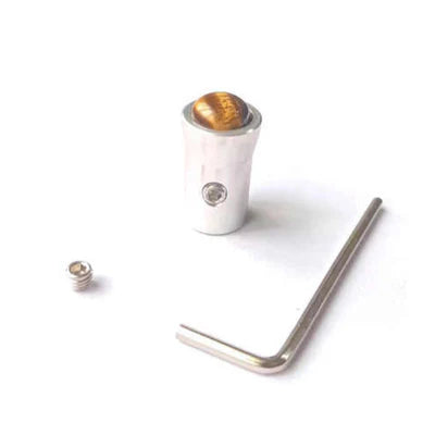 12 mm Silver Gemstone Tuning Fork Vibration Feet