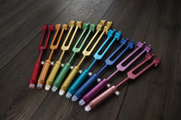 Handle Extensions for Tuning Forks - Essential Oil Application with Gemstones - Acupressure, Aromatherapy, Sound Healing