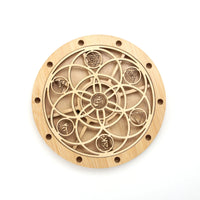 Chakra Tuning Fork Holder Stand - Capacity 10