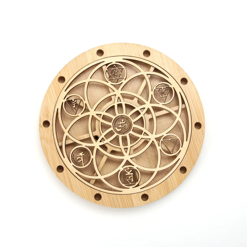 Chakra Tuning Fork Holder Stand - Capacity 10