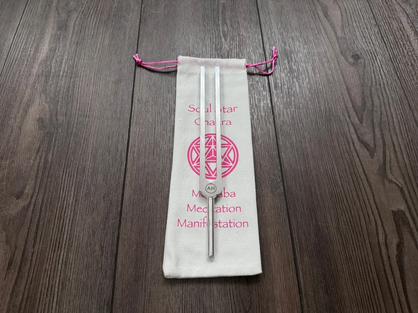 174 Hz Solfeggio Unweighted Tuning Fork For Vibration - Attenuator Extender - Massage, Acupressure, Sound Vibration