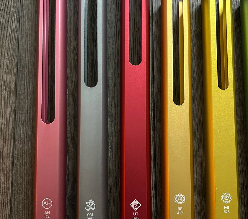 RV Medics' Solfeggio Tubes - 9 Solfeggio Frequencies for Chakra Balance and Alignment - Yoga Class, Energy Work, Qi Gong, Meditation