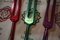 3pc Infinity Chakras Tuning Fork Set - Root, Heart, Crown Chakras, Weighted, Meditation, Regeneration, Sound Baths, Bio-field Therapy (Copy)