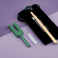 4096 Hz Tuning Fork with Crystal - Earth Crystal Tuner