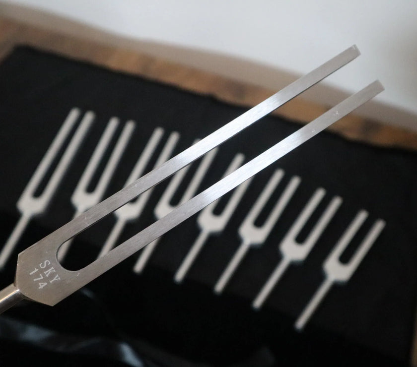 9pc Unweighted Set Of All 9 Solfeggio Frequencies - Silver, Bio-field, Sound Vibration