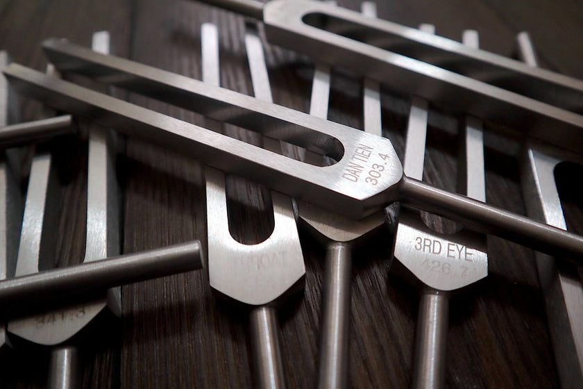 Chromatic Scale of The Perfect Fifth 13pc Tuning Fork Set - Professionally Tuned .25 Hz, Unweighted, Bio-field, Sound Vibration