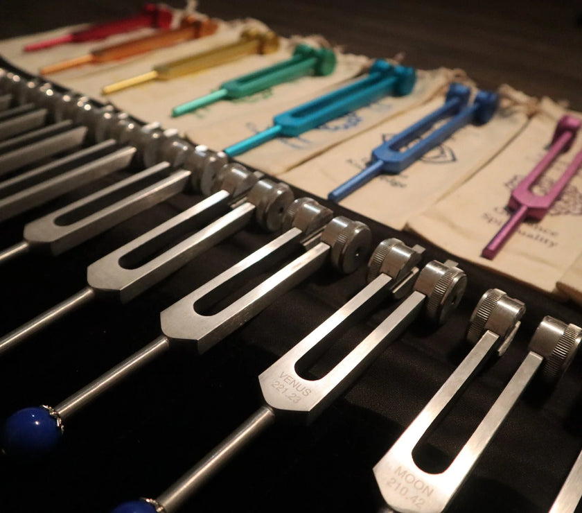 20pc Solfeggio and Planetary Tuning Fork Bundle - Professionally Tuned .25 - Astrology, Solfeggio, Sound Vibration, Bio-field