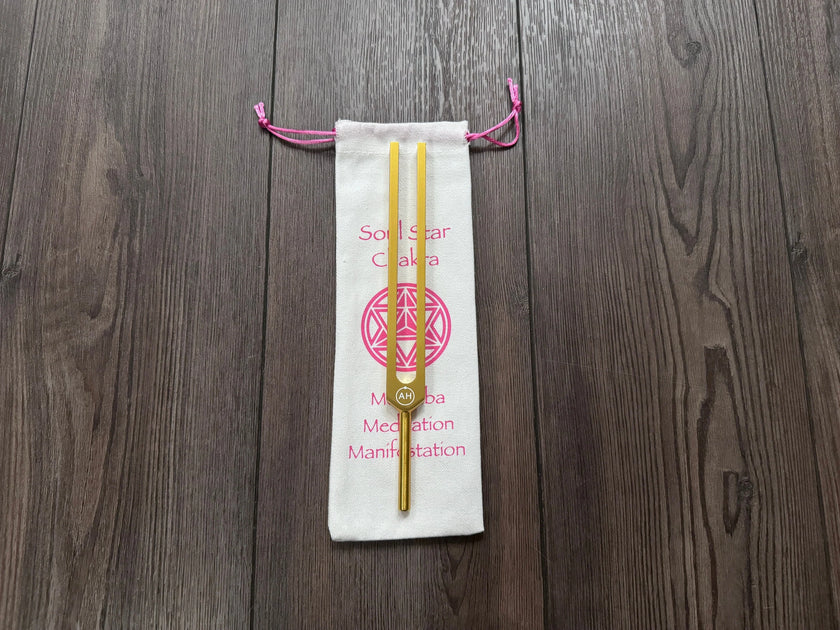 174 Hz Solfeggio Unweighted Tuning Fork For Vibration - Attenuator Extender - Massage, Acupressure, Sound Vibration