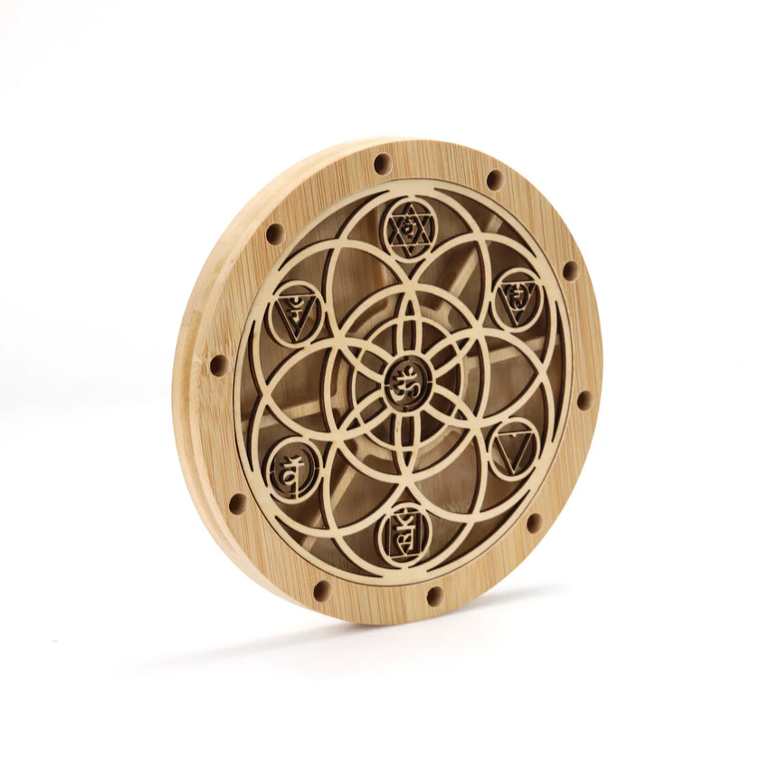 Chakra Tuning Fork Holder Stand - Capacity 10