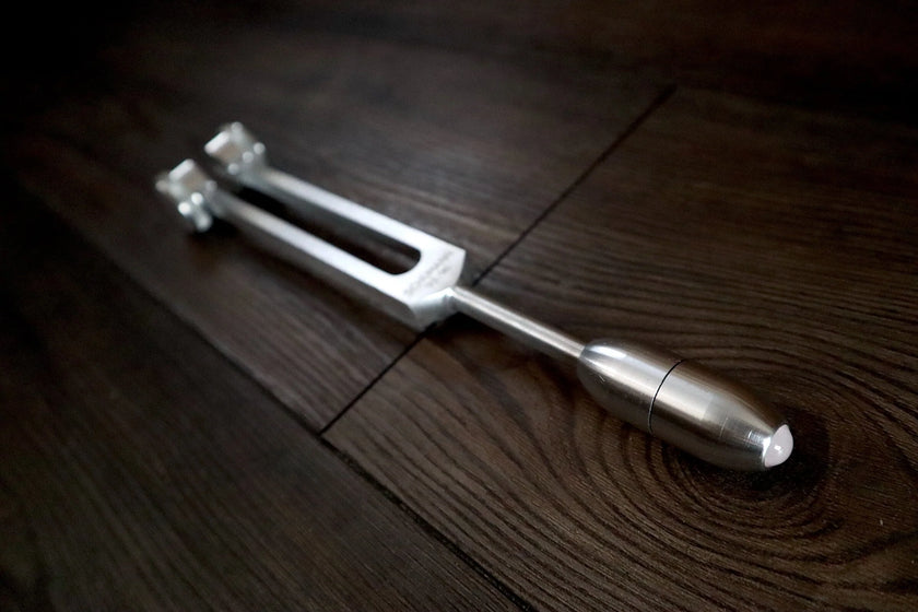 93.96hz Schumann with Attenuator Extender - Custom 10mm Crystal Attenuator Handle - Hematite, Black Onyx, Rose Quartz
