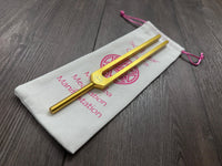 174 Hz Solfeggio Unweighted Tuning Fork For Vibration - Attenuator Extender - Massage, Acupressure, Sound Vibration