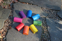 RV Medics' Professionally Tuned .25 - 8pc Chakra Premium Tuning Fork Set, Chakra Printed Engrams, Soul Purpose, Biofield