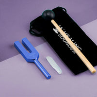 4096 Hz Tuning Fork with Crystal - Earth Crystal Tuner