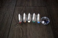 RV Medics' Professionally Tuned .25 9pc Chakra Silver Tuning Forks with 10pc Crystal Massage Attenuator Set - Biofield Tune (Copy)