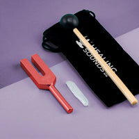 4096 Hz Tuning Fork with Crystal - Earth Crystal Tuner
