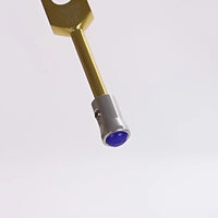 12 mm Silver Gemstone Tuning Fork Vibration Feet
