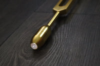 93.96hz Schumann with Attenuator Extender - Custom 10mm Crystal Attenuator Handle - Hematite, Black Onyx, Rose Quartz