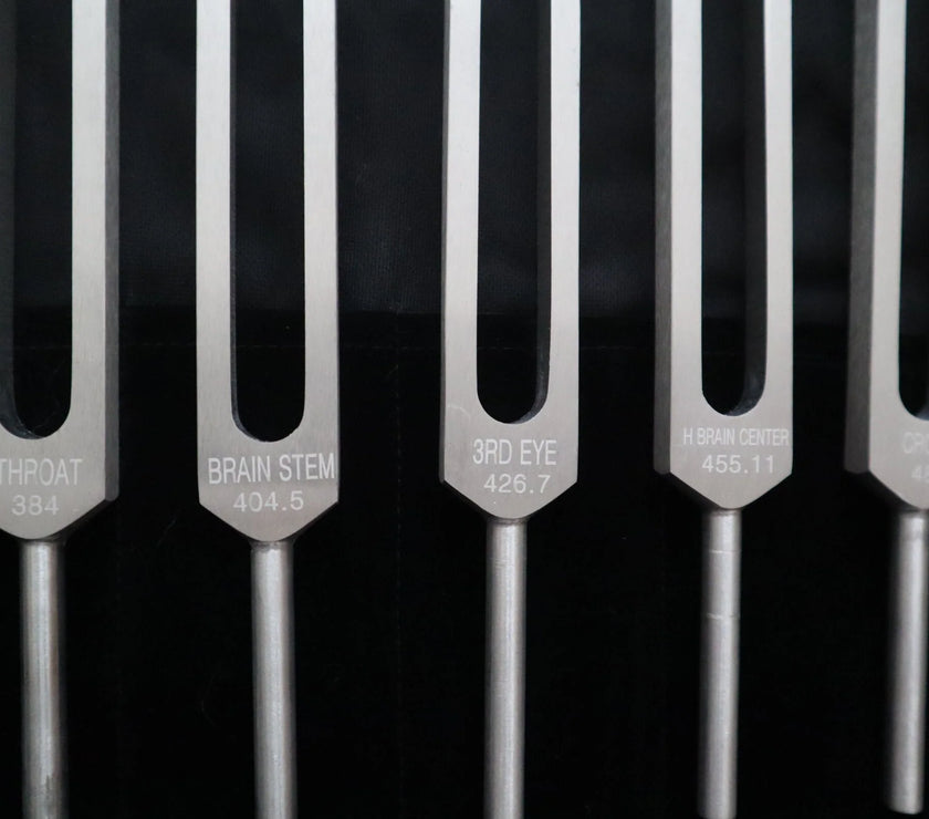 Chromatic Scale of The Perfect Fifth 13pc Tuning Fork Set - Professionally Tuned .25 Hz, Unweighted, Bio-field, Sound Vibration