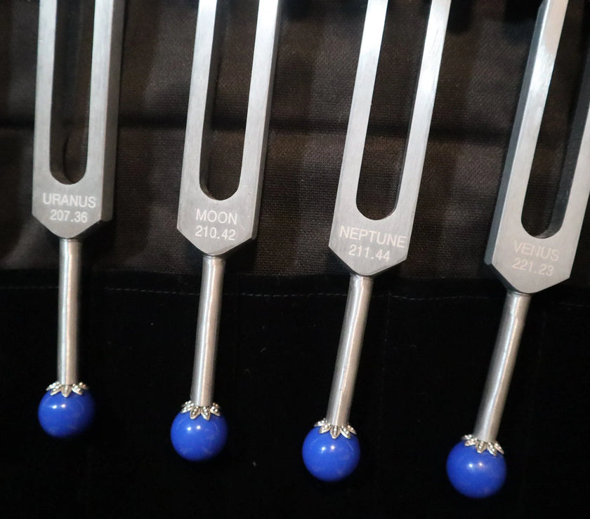 11pc Planetary Set - Professionally Tuned .25 - Astrology, Planetary Influences, Sound Vibration, Bio-field, Velvet Carry Bag