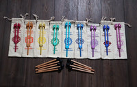 RV Medics, Professionally Tuned .25 9pc Solfeggio - Weighted Set Of All 9 Solfeggio Frequencies Best Tuning Forks For - Biofield