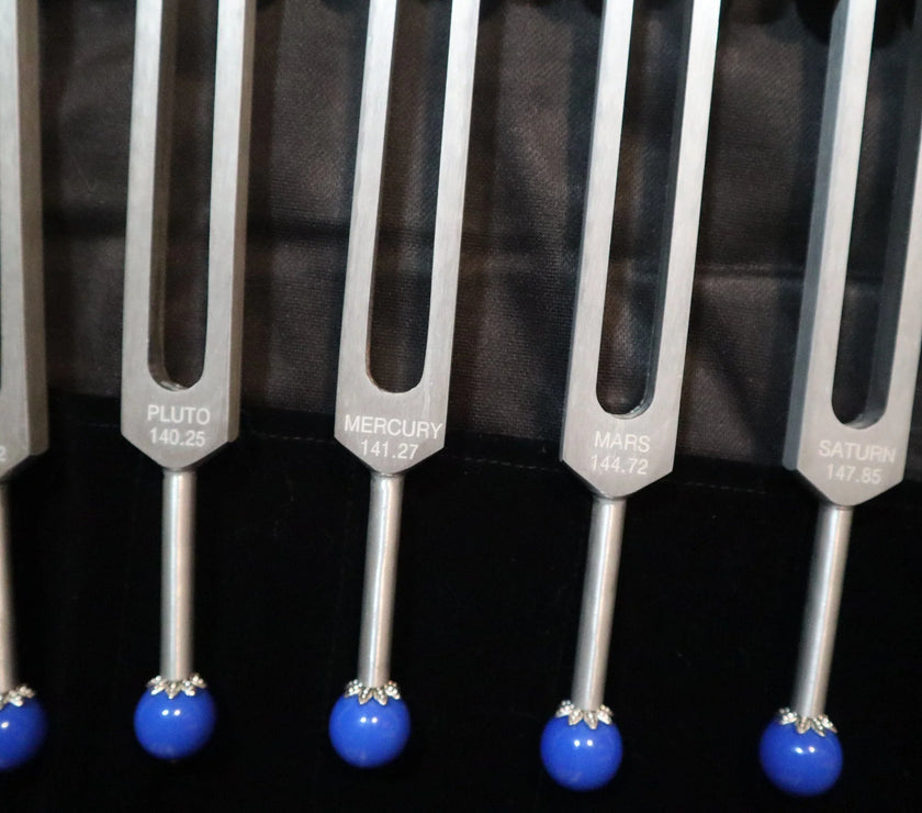 11pc Planetary Set - Professionally Tuned .25 - Astrology, Planetary Influences, Sound Vibration, Bio-field, Velvet Carry Bag