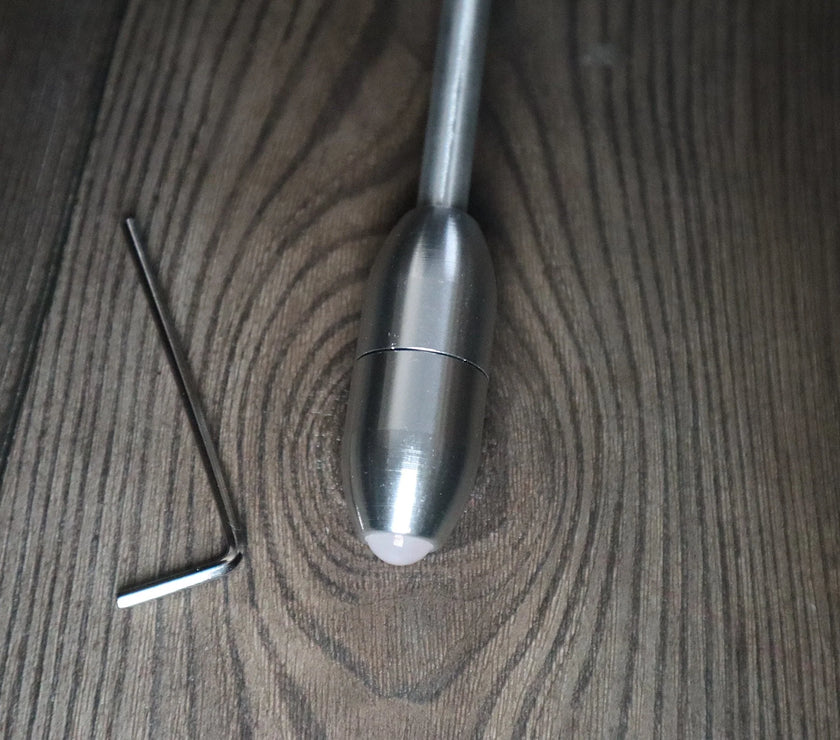 Schumann 93.96 Hz Tuning Fork - Schumann Resonance - Sound Vibration, Energy Vibration - Attenuator Handle Extender with 10mm Crystal