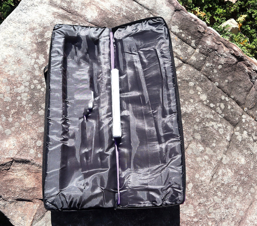 Crown Chakra Crystal Tuning Fork - 16mm - F-Note - Corresponds to the Heart Chakras - Carry Case - Crystal Vibration, Sound Vibration