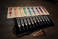 20pc Solfeggio and Planetary Tuning Fork Bundle - Professionally Tuned .25 - Astrology, Solfeggio, Sound Vibration, Bio-field