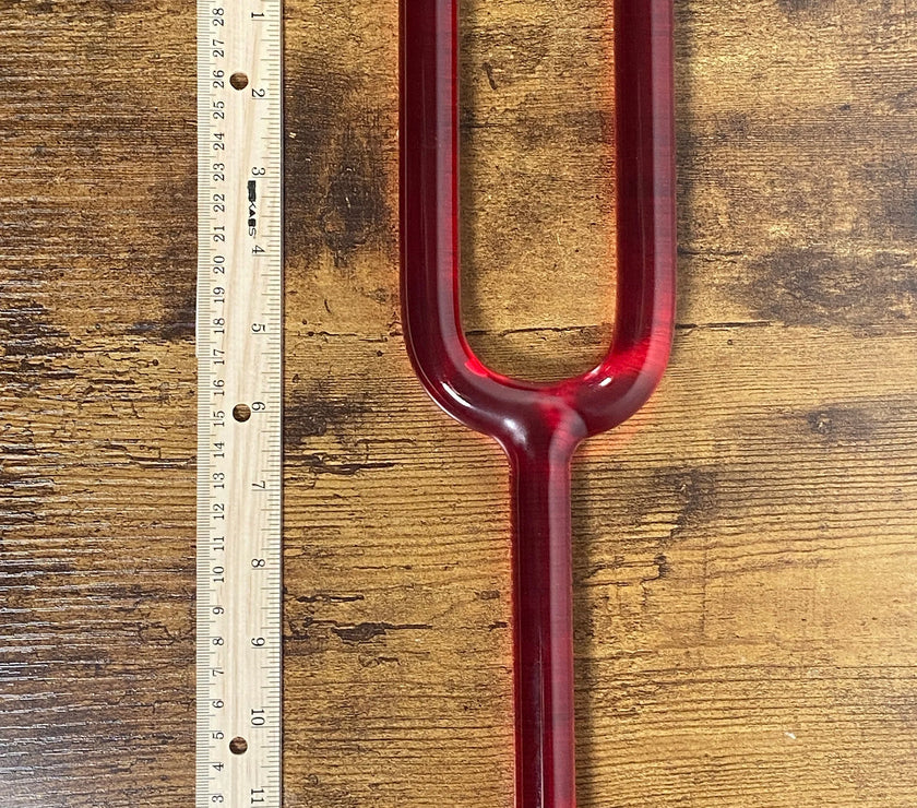 RV Medics' 528Hz Crystal Tuning Fork - C-Note, Purple Padded Carry Case, Crystal Vibration, Bio-field, Sound Vibration